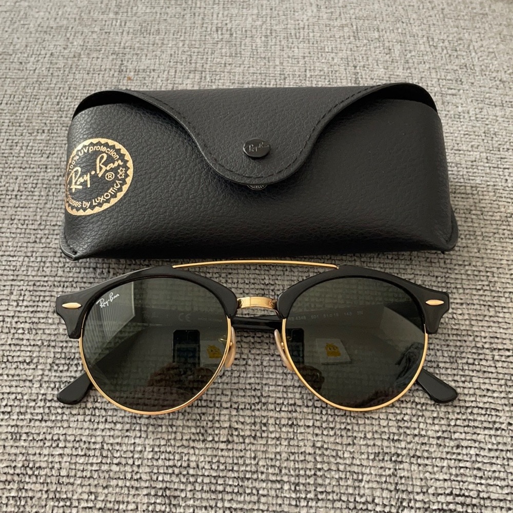 Ray-Ban Clubround Double Bridge Sunglasses
